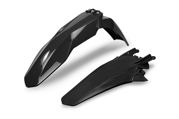 UF-GGFK703@001 Set parafanghi anteriore + posteriore EC / EC-F 2021-2023 dopo 2021 UFO nero