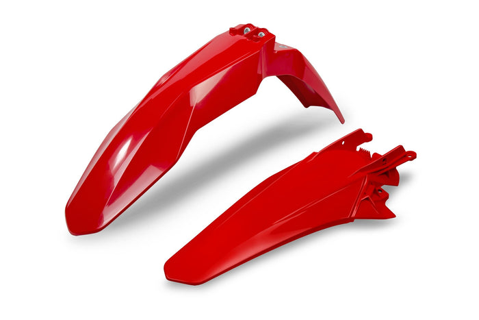 UF-GGFK703@062 Set parafanghi anteriore + posteriore EC / EC-F 2021-2023 dopo 2023 UFO rosso
