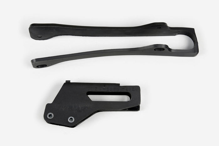 UF-YA03898@001 Kit cruna catena + fascia forcella Yamaha YZ 125 / 250 1997-2001 nero UFO, COD: UF-YA03898@001