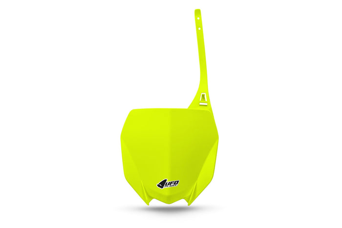 UF-YA04860#DFLU Portanumero anteriore YZ / YZF dopo 2018 UFO giallo fluo, COD: UF-YA04860#DFLU