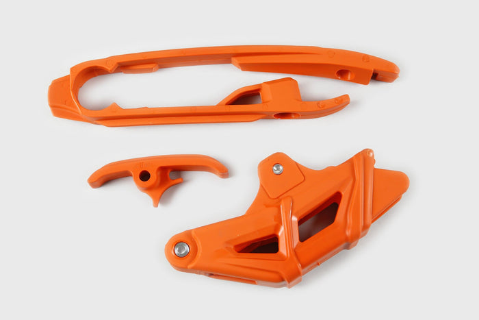 UF-KT04067@127 Kit cruna catena + fascia forcella KTM SX / SXF 2016-2022 arancione UFO, COD: UF-KT04067@127
