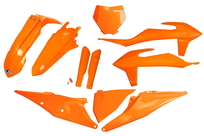 UF-KTKIT522F@127 Kit plastiche con protezioni forcella KTM SX / SX-F 2019-2022 UFO arancione, COD: UF-KTKIT522F@127