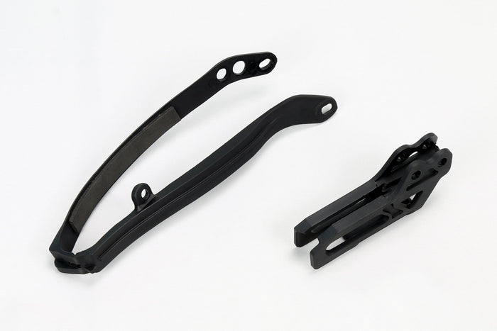 UF-YA04807@001 Kit cruna catena + fascia forcella Yamaha YZ 125 / 250 2009-2014 nero UFO, COD: UF-YA04807@001