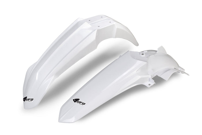 UF-YAFK324@046 Set parafanghi anteriore + posteriore YZ 125 / 250 dopo 2022 UFO bianco