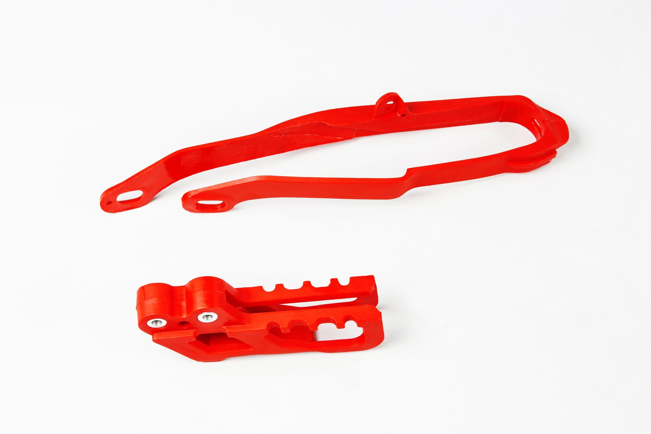 UF-HO04631@070 Kit cruna catena + fascia forcella Honda CR 125 / 250 2000-2004 rosso, COD: UF-HO04631@070