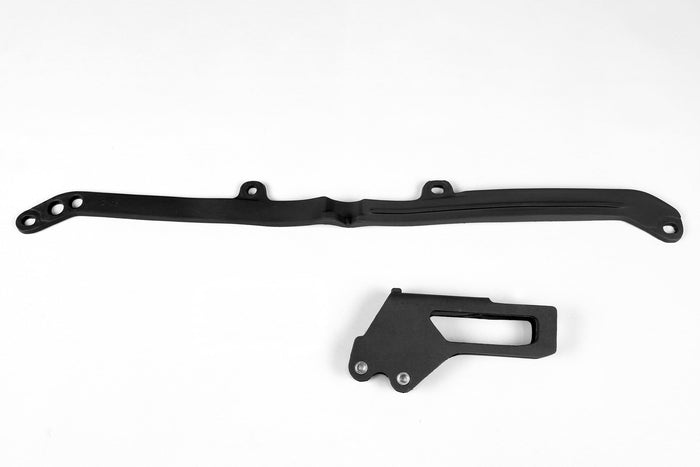 UF-YA04801@001 Kit cruna catena + fascia forcella Yamaha YZ 125 / 250 2005-2008 nero UFO, COD: UF-YA04801@001