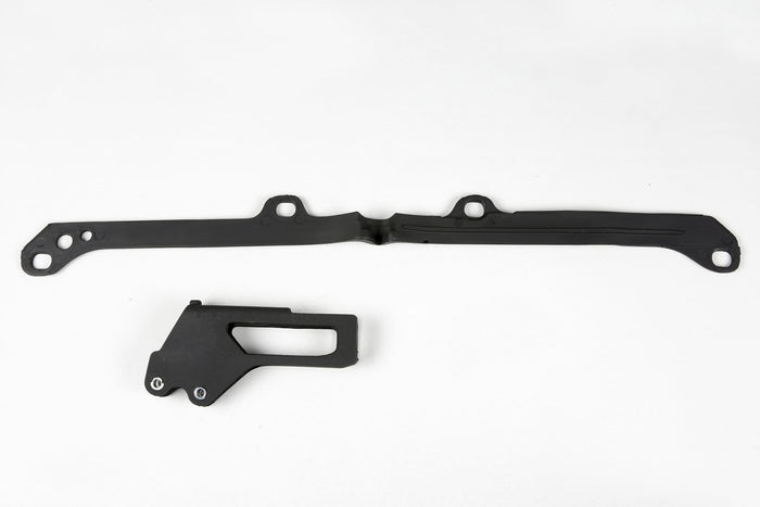UF-YA04800@001 Kit cruna catena + fascia forcella Yamaha YZ 125 / 250 2003-2004 nero UFO, COD: UF-YA04800@001
