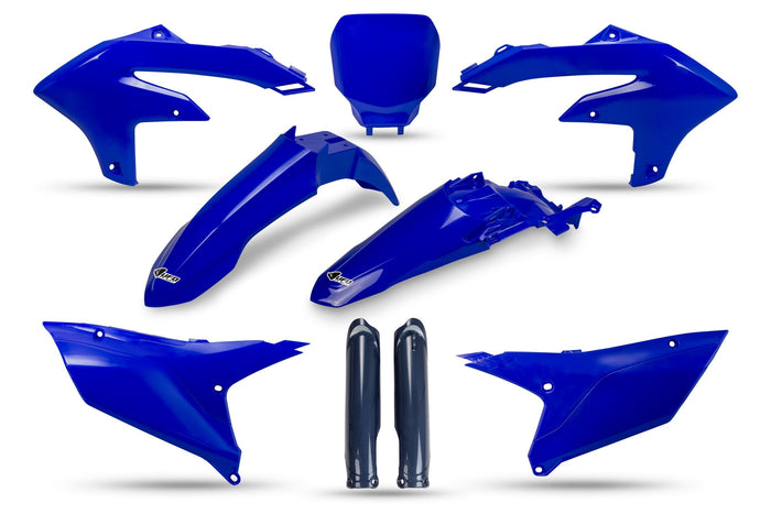 UF-YAKIT326F@999 Kit plastiche con protezioni forcella Yamaha YZF dopo 2023 blu, COD: UF-YAKIT326F@999