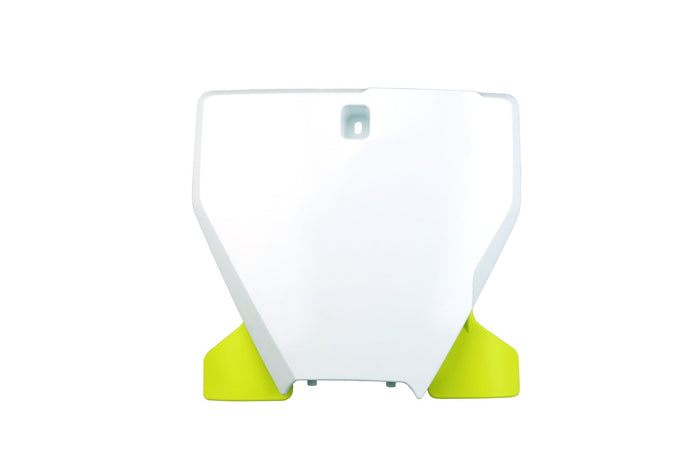 UF-HU03395#040 Portanumero anteriore Husqvarna FC / TC dopo 2019 UFO bianco / giallo