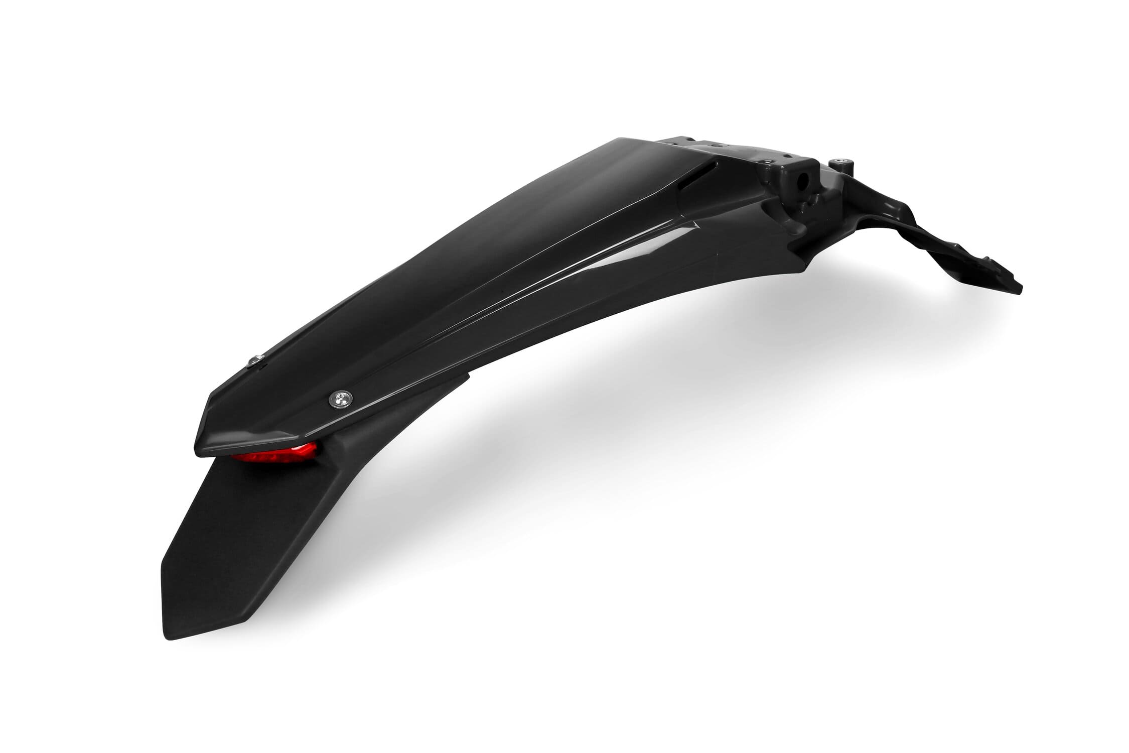 UF-KA04750#001 Parafango posteriore enduro LED Kawasaki KX dopo 2019 UFO nero, COD: UF-KA04750#001