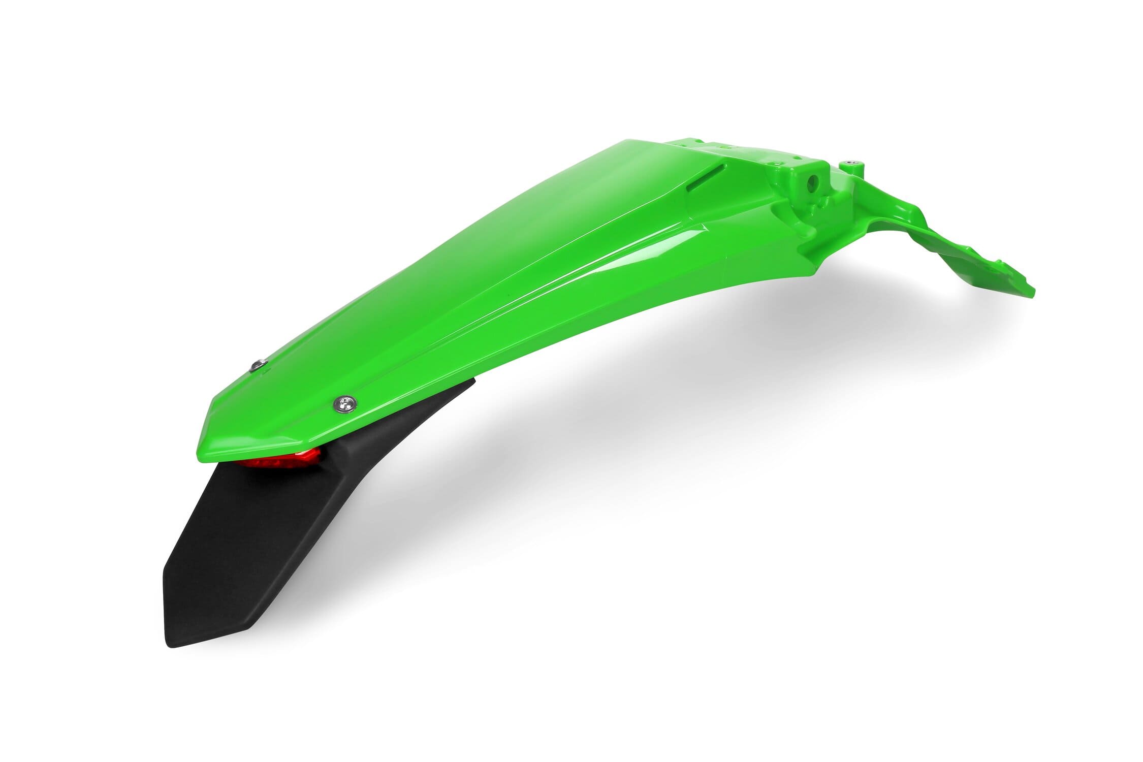 UF-KA04750#026 Parafango posteriore enduro LED Kawasaki KX dopo 2019 UFO verde, COD: UF-KA04750#026