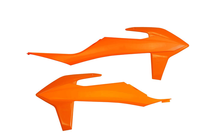 UF-KT04092#127 Plastiche radiatore KTM SX / EXC 2019-2022 UFO arancione, COD: UF-KT04092#127