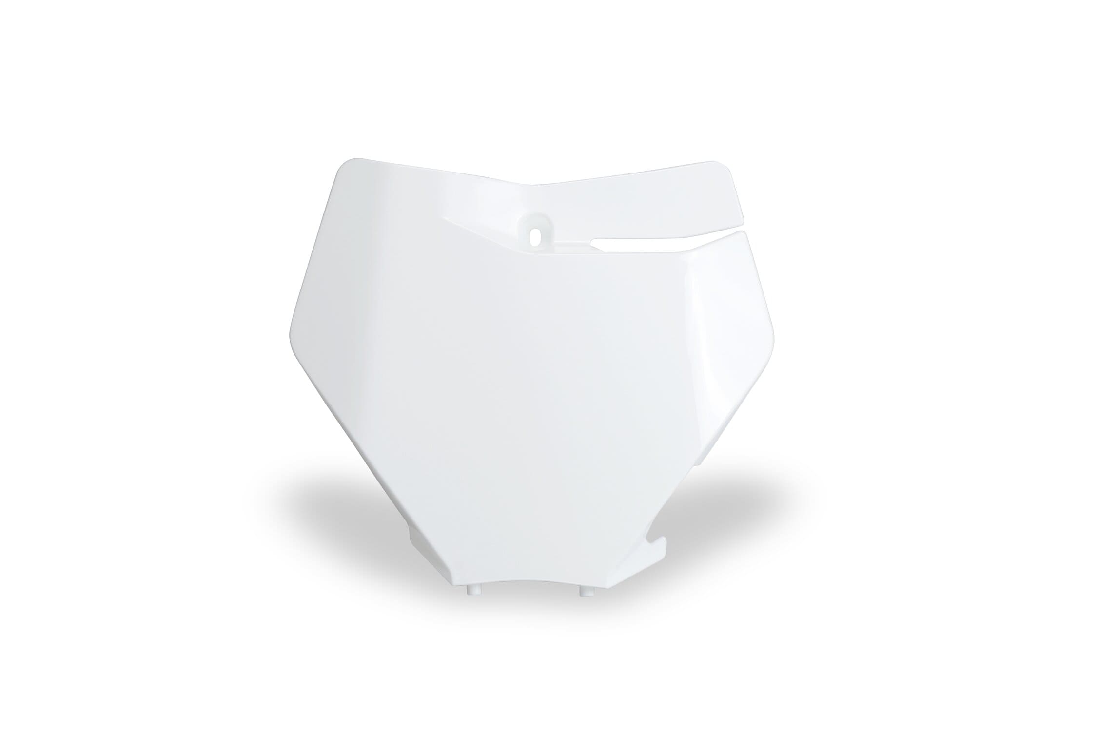 UF-KT04094#042 Portanumero anteriore KTM SX dopo 2019 UFO bianco (2020-2021), COD: UF-KT04094#042