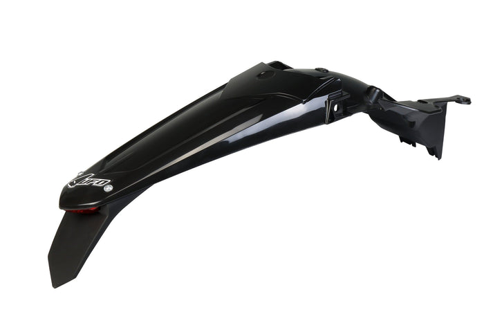 UF-YA04862#001 Parafango posteriore enduro LED Yamaha YZF dopo 2018 UFO nero, COD: UF-YA04862#001