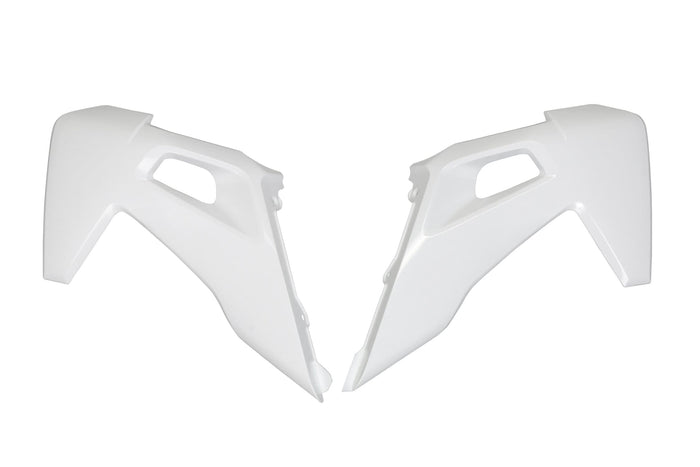 UF-HU03390#041 Plastiche radiatore Husqvarna TC / FC 2019-2022 UFO bianco, COD: UF-HU03390#041