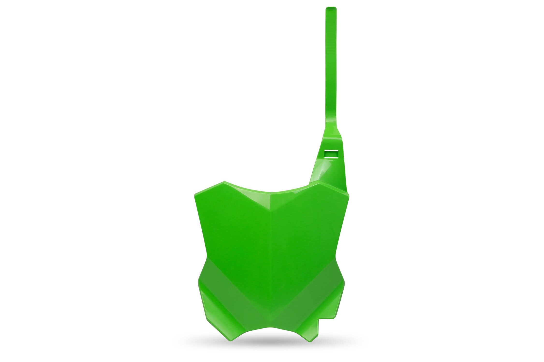 UF-KA04738#026 Portanumero anteriore Kawasaki KX 250 / 450 dopo 2016 UFO verde, COD: UF-KA04738#026