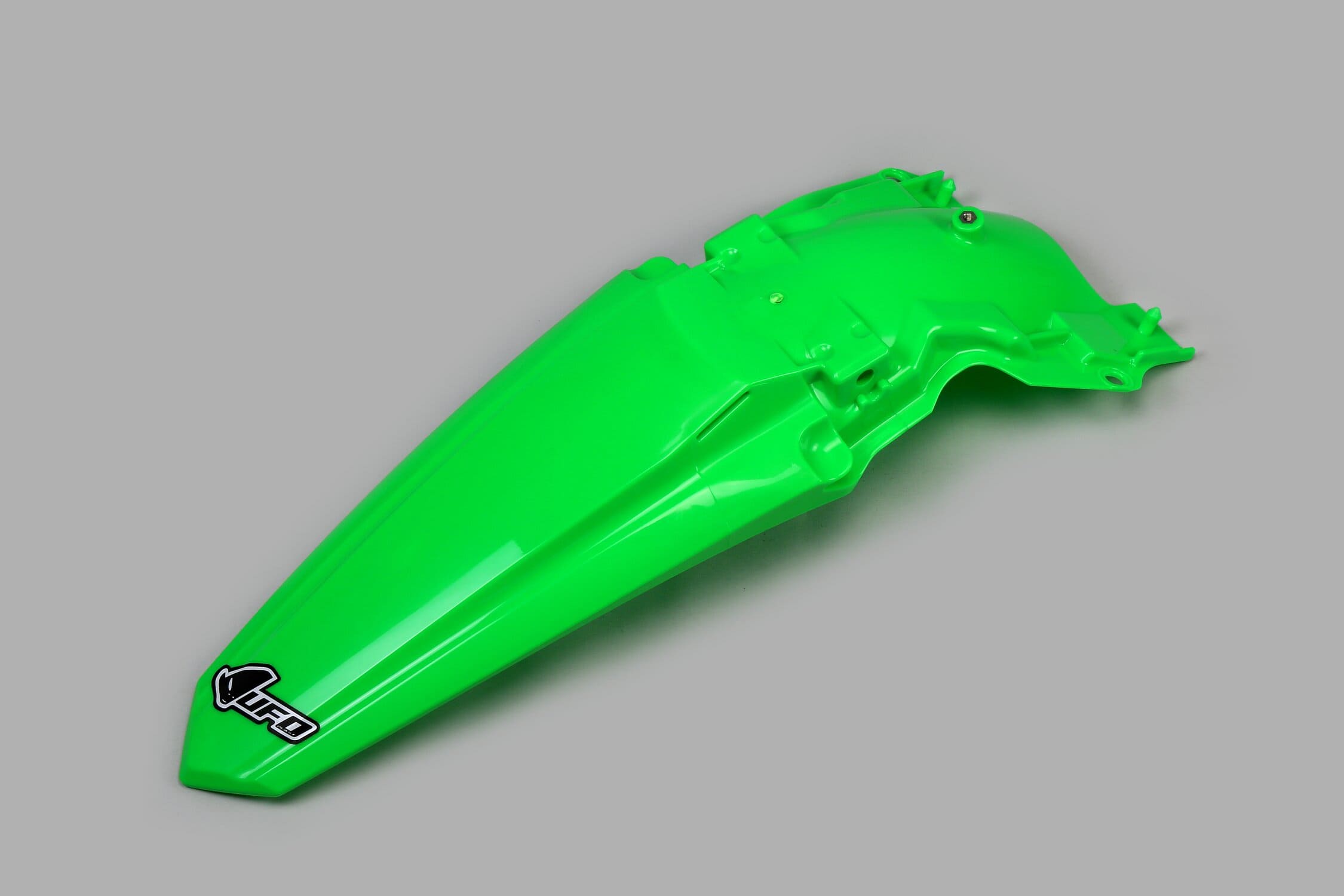 UF-KA04749#AFLU Parafango posteriore Kawasaki KX dopo 2019 UFO verde fluo, COD: UF-KA04749#AFLU