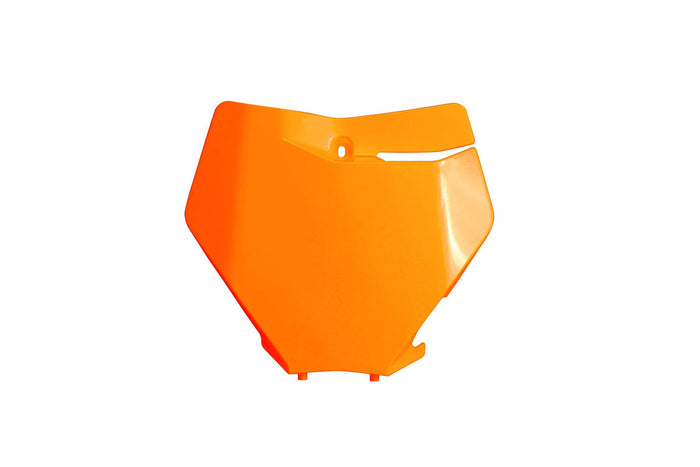 UF-KT04094#FFLU Portanumero anteriore KTM SX dopo 2019 UFO arancione fluo, COD: UF-KT04094#FFLU