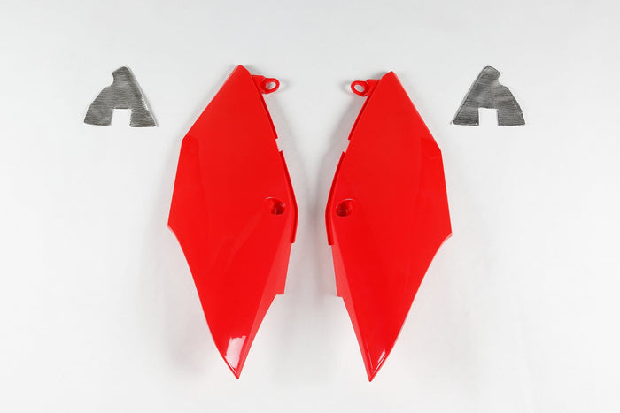 UF-HO04684#070 Fiancatine laterali Honda CRF 250 / 450 2017-2021 UFO rosso, COD: UF-HO04684#070