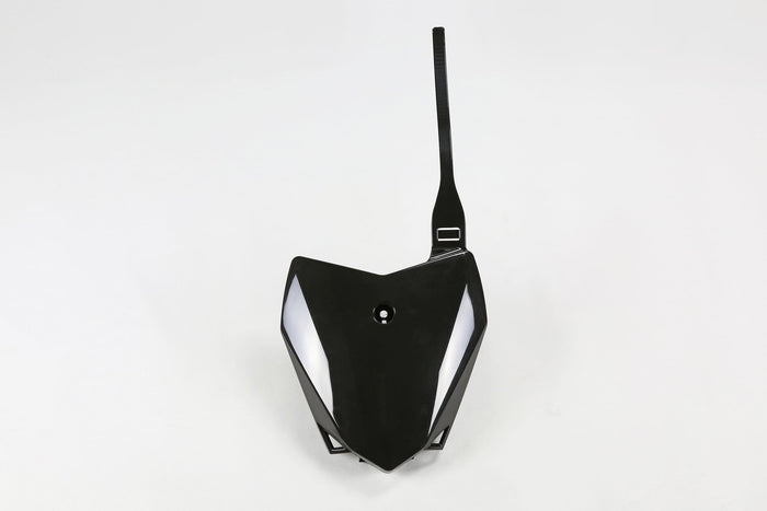 UF-KA04718#001 Portanumero anteriore Kawasaki KLX 110 UFO nero, COD: UF-KA04718#001