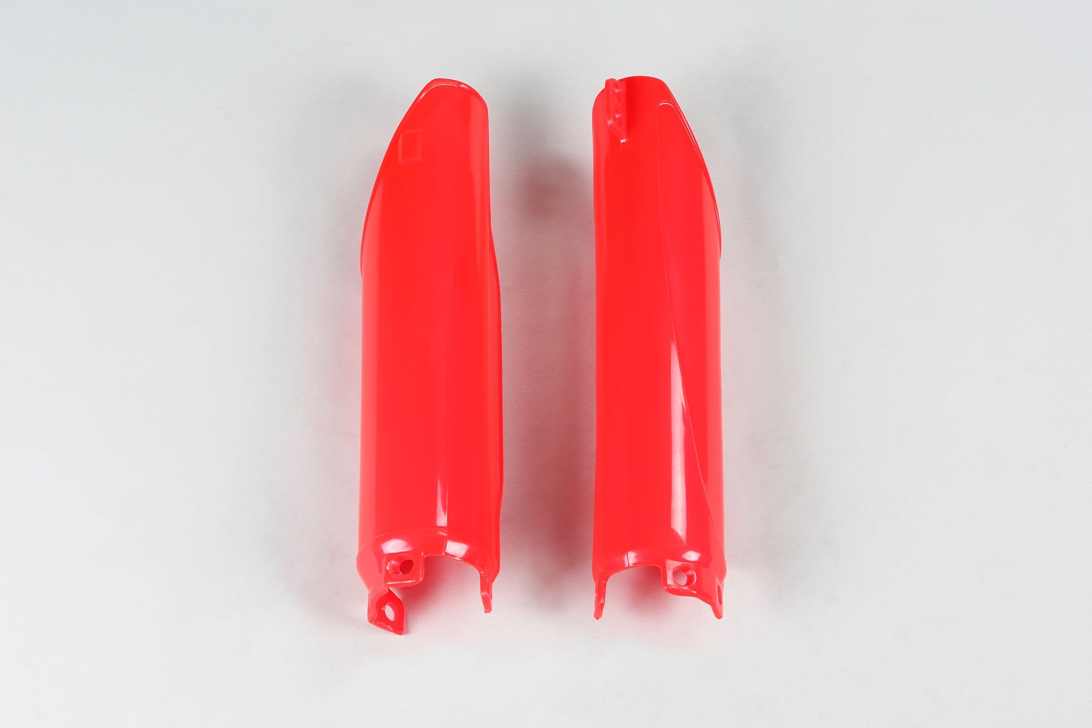UF-HO03672#067 Protezioni forcella Honda CR 125 / 250 1991-2003 UFO rosso vintage, COD: UF-HO03672#067