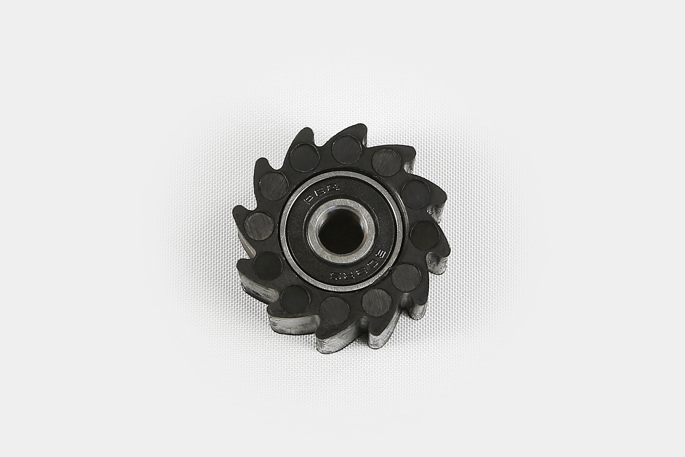 UF-KA04711#001 Rullo catena inférieure Kawasaki KXF 250 2009-2020 nero UFO, COD: UF-KA04711#001