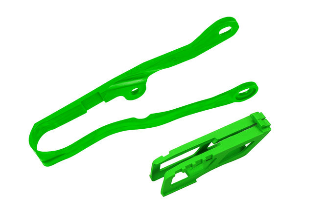 UF-KA04768#026 Kit cruna catena + fascia forcella KX 450 2024 verde UFO - Billaricambi SRLS