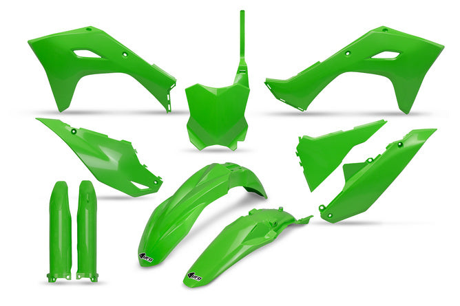 UF-KAKIT231F@999 Kit plastiche con protezioni forcella KX 450 2024 oem UFO - Billaricambi SRLS
