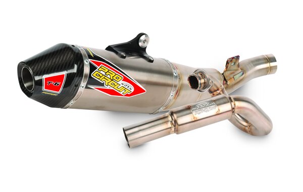 PC-0122445H Scarico Pro Circuit T-6 KX 450 dopo 2024 inox /carbonio