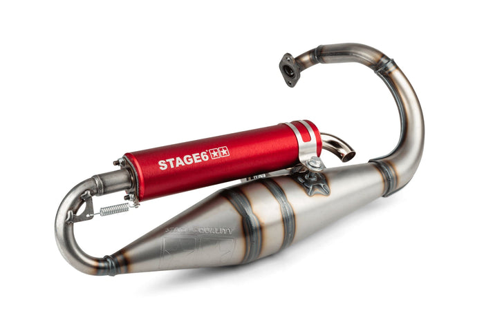 S6-9117504/RE Scarico Stage6 Pro Replica MK2 rosso Peugeot Speedfight 1 e 2, COD: S6-9117504/RE