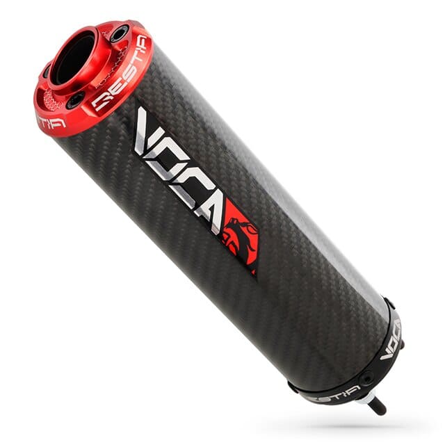 VCR-RD30380/CARE Silenziatore Voca Bestia carbone / rosso