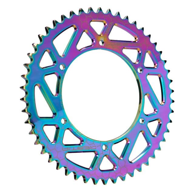 VCR-SD450.SDA.50/TI Corona Aprilia SX 50cc 50 denti - 420 Voca Alu Neochrome, COD: VCR-SD450.SDA.50/TI