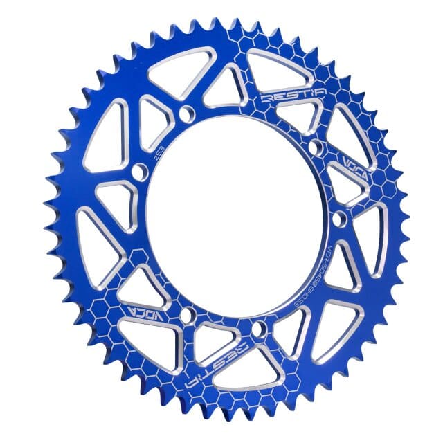 VCR-SD450.SHO.53/BL Corona Sherco SM-R 50cc 53 denti - 428 Alu blu, COD: VCR-SD450.SHO.53/BL