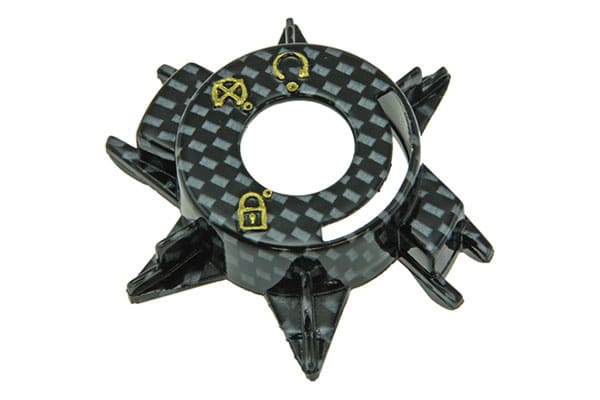 STR-541.75/CA Coperchio Scatola Filtro Aria STR8, Peugeot Speedfight, look carbonio