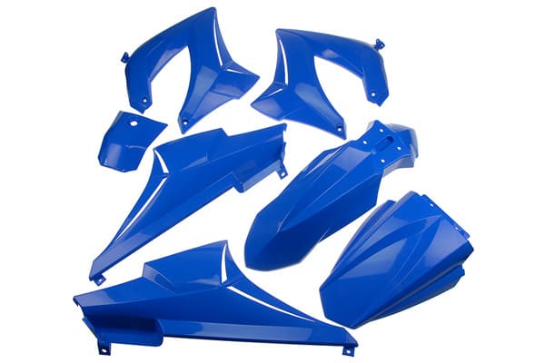 A350002 7-piece blue fairing kit Derbi Senda DRD up to 2005