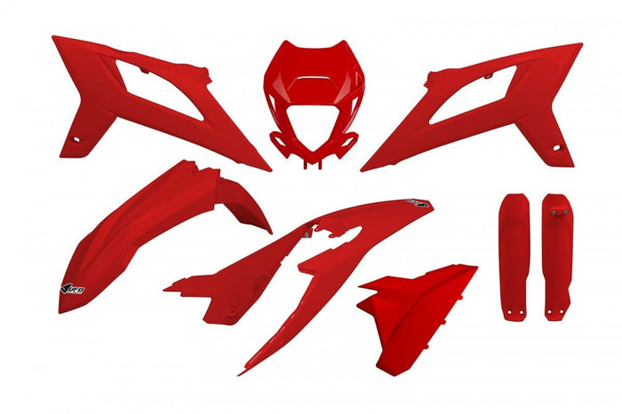 UF-BEKIT800F@063 Kit plastiche con protezioni forcella Beta RR Enduro dopo 2020 rosso, COD: UF-BEKIT800F@063