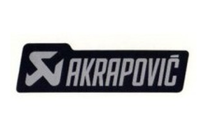 AK-P-HST19AL Adesivo Akrapovic resistente al calore 120x35mm - Billaricambi SRLS