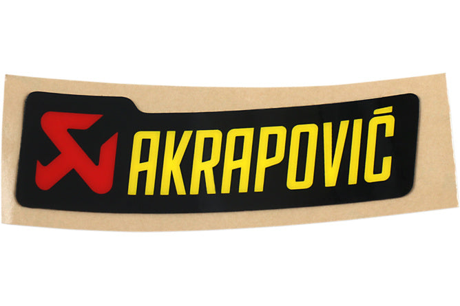 AK-P-HST3PO Adesivo Akrapovic resistente al calore 90x26mm - Billaricambi SRLS