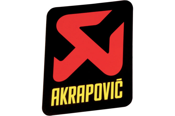 AK-P-VST1AL Adesivo Akrapovic resistente al calore 90x95mm - Billaricambi SRLS