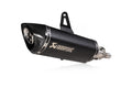 AK-S-IT125SO1-HRTBL Scarico slip-on Akrapovic Italjet Dragster 125 - 200 nero - Billaricambi SRLS