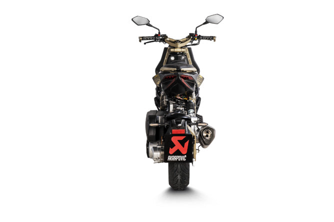AK-S-IT125SO1-HRTBL Akrapovic slip-on exhaust Italjet Dragster 125 - 200 black