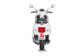 AK-S-VE125SO2-HZBL Scarico slip-on Akrapovic Vespa GTS 125cc Euro 5 nero - Billaricambi SRLS