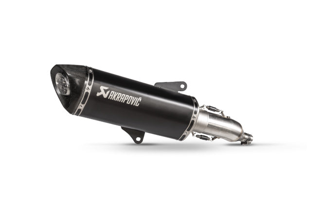 AK-S-H3SO8-HRSSBL Akrapovic Slip-On Exhaust Honda Forza 350 after 2024 Black