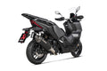 AK-S-H3SO8-HRSSBL Scarico slip-on Akrapovic Honda Forza 350 dopo 2024 nero - Billaricambi SRLS