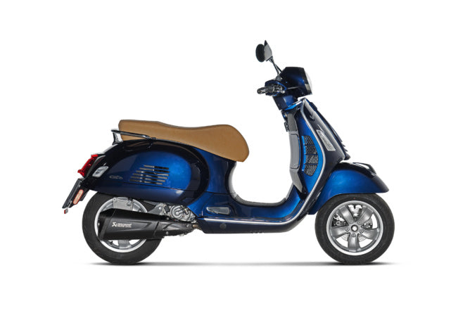 AK-S-VE3SO10-HZDFBL Scarico slip-on Akrapovic Vespa GTS 300 dopo 2021 nero - Billaricambi SRLS