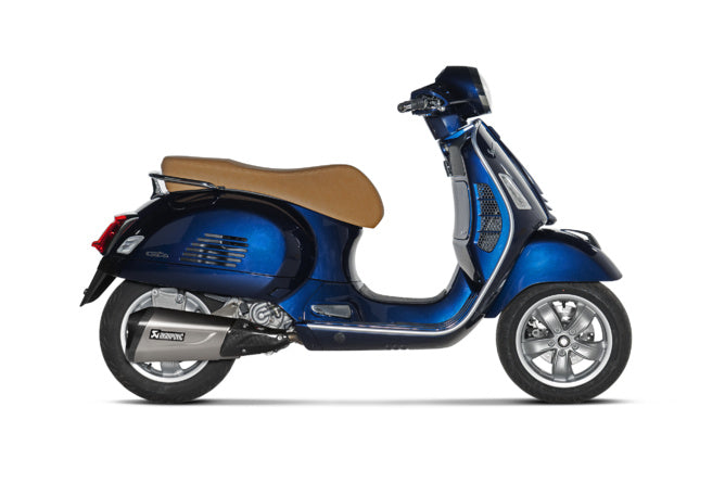 AK-S-VE3SO11-ZDFSS Akrapovic Slip-On Exhaust for Vespa GTS 300 after 2021