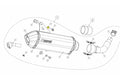 AK-P-DR4 Rondella scarico Akrapovic P-DR4 - Billaricambi SRLS