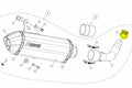 AK-P-R51 Morsetto scarico Akrapovic P-R51 - Billaricambi SRLS