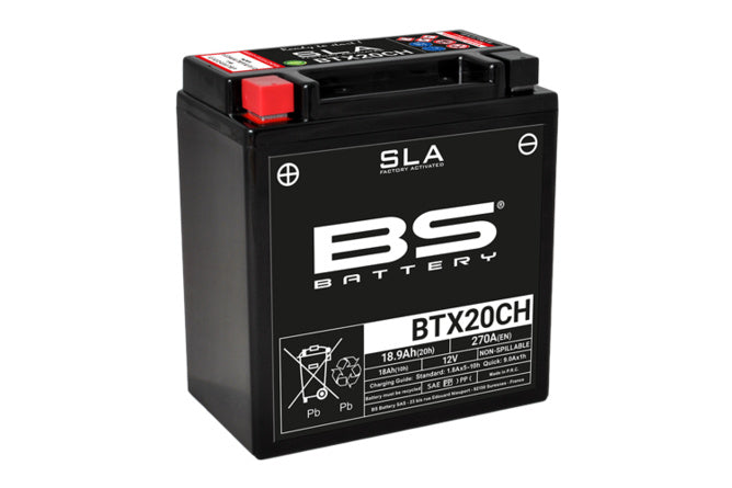 BS-300766 Batteria SLA BS Battery BTX20CH 12V - 18,9Ah - Billaricambi SRLS