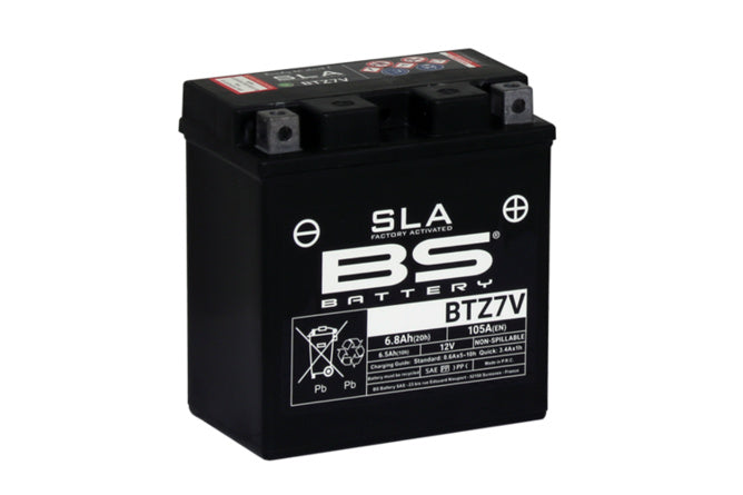 BS-300912 Batteria SLA BS Battery BTZ7V 12V - 6,8Ah - Billaricambi SRLS